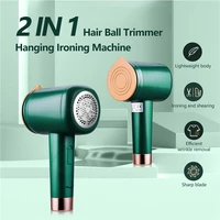 2 in 1 electric handheld iron ironing machine hair remover ironing shear one hair baller ironing machine small hair ball trimmer