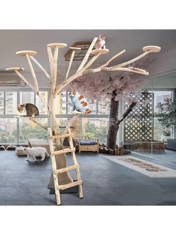 Рама для лазанья кошек большое искусное дерево прыгающая платформа игрушечная