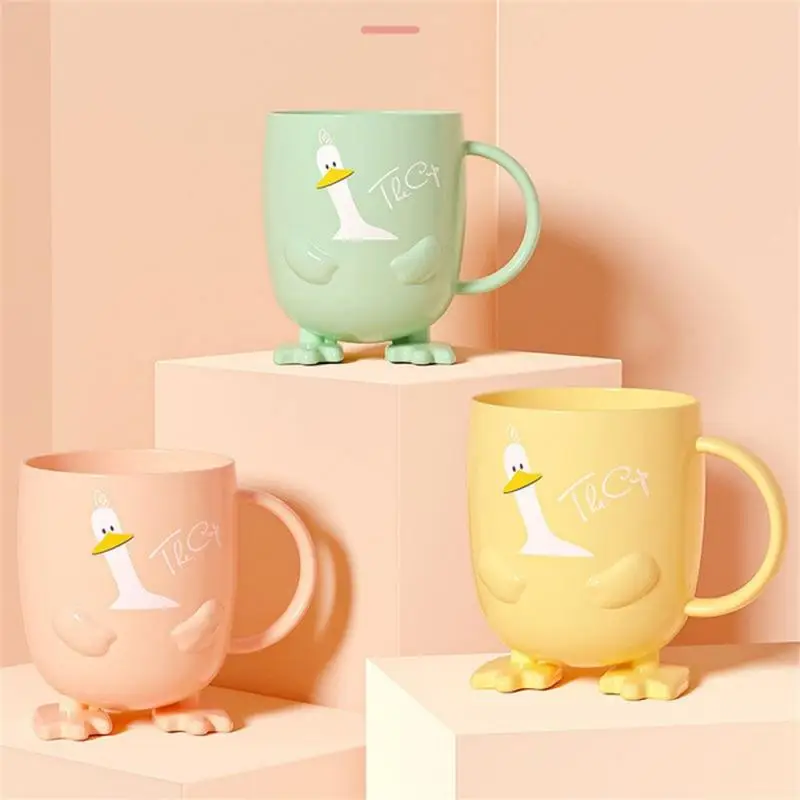 

Childrens Brush Cup Pp Easy To Clean Cartoon Mouthwash Cup Toothbrush Cup Bathroom Product Anti-fall Thickened