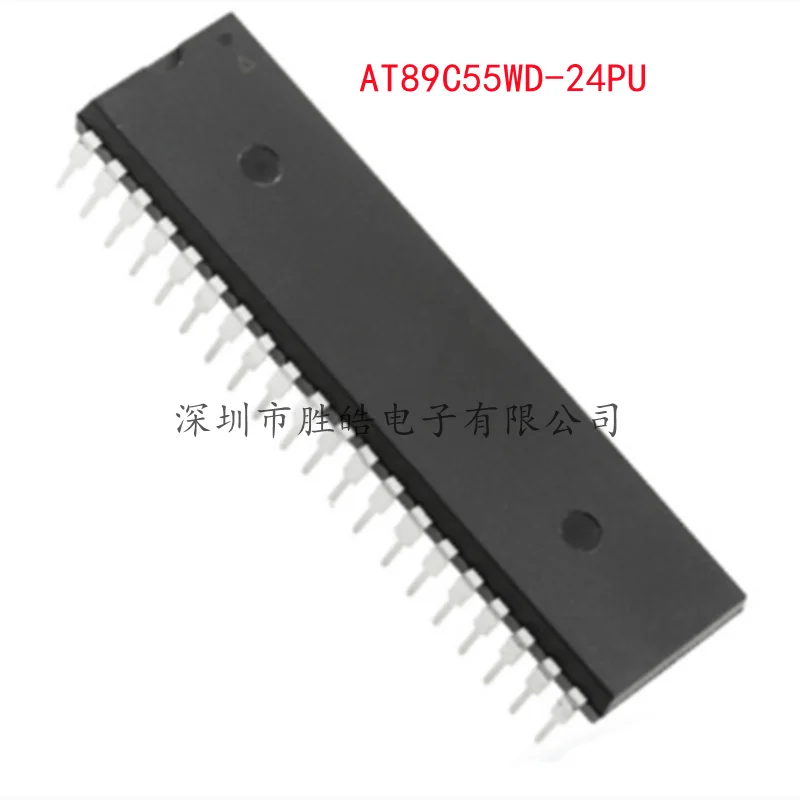 

(2PCS) NEW AT89C55WD-24PU AT89C55WD 24PI 24PU DIP-40 Into The Microcontroller Chip Integrated Circuit