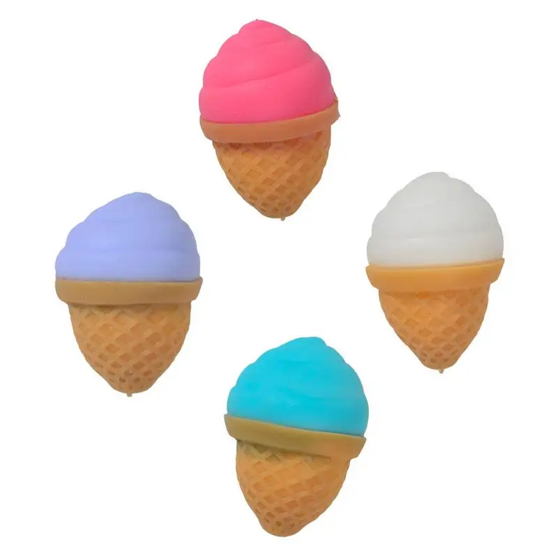 

Ice Cream Relief Stress Balls Soft TPR Squeezing Fidgets Toys Anti Stress Antistress Entertainment For Adults Kids Office