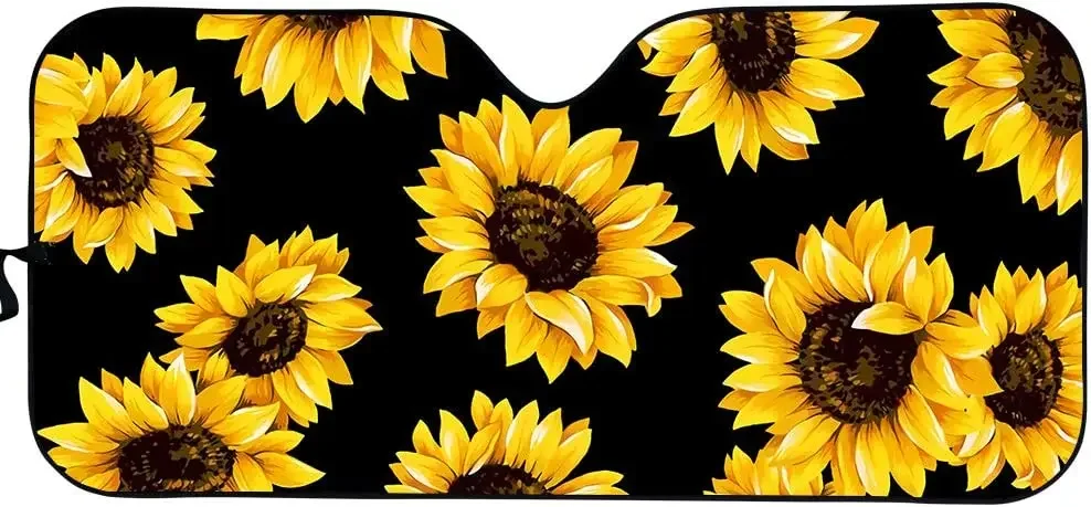 Солнцезащитный козырек для лобового стекла автомобиля JoyLamoria Sunflower