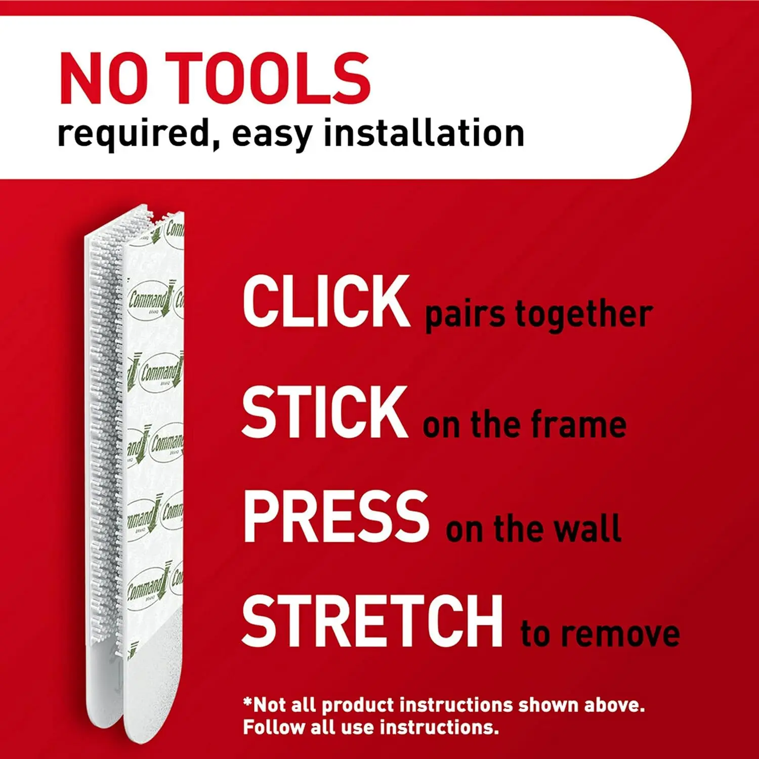 30 шт. (15 пар) средние командные подвесные полоски для картин свободные