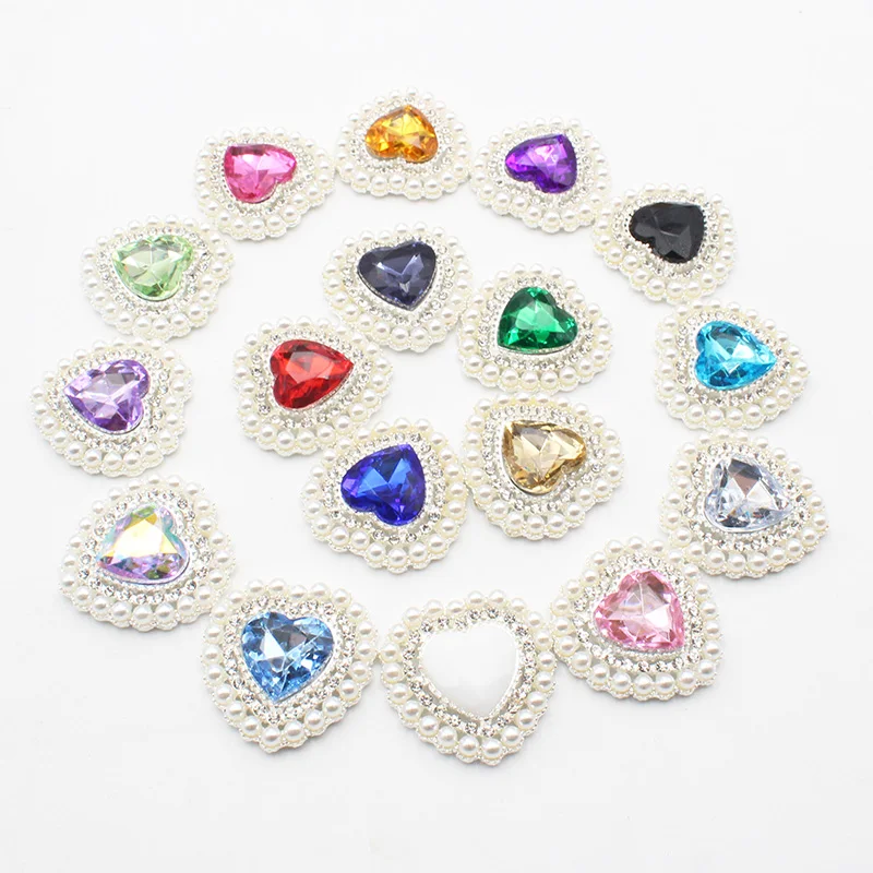 10 шт., жемчужина из металлического сплава, 26 х28 мм