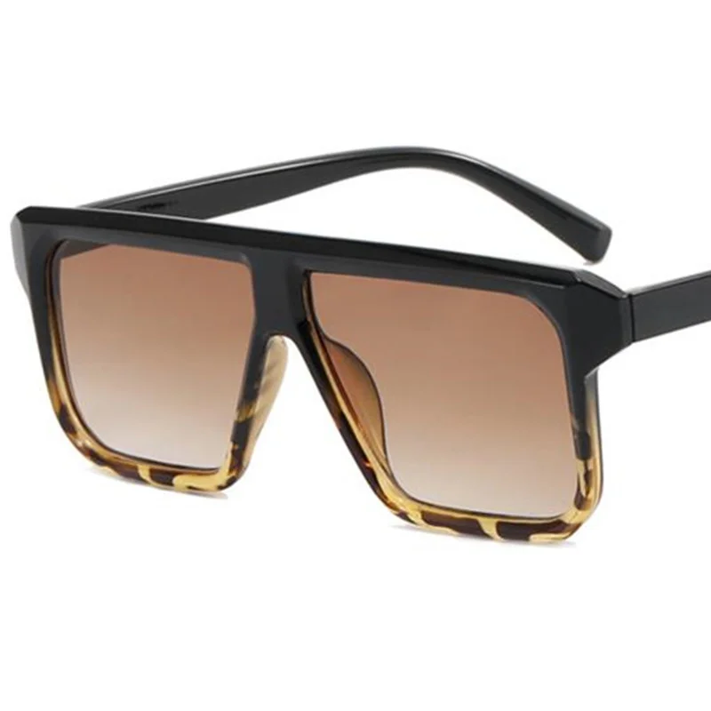 

Pilot Sunglasses Unisex Personality Sun Glasses Square Adumbral Anti-UV Spectacles Oversize Frame Eyeglasses Ornamental