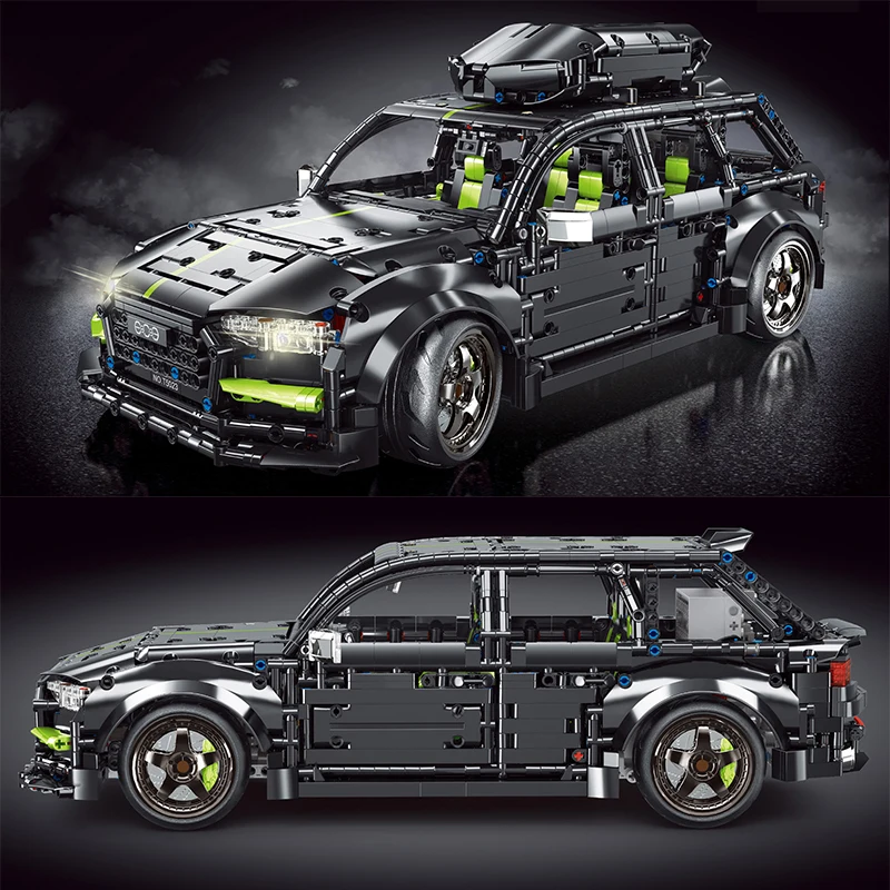 

Compatible with Lego High-Tech MOC RS6 Station Wagon Car Building Blocks Model 1:10 Luxury Vehicle Bricks Children Toys Gifts