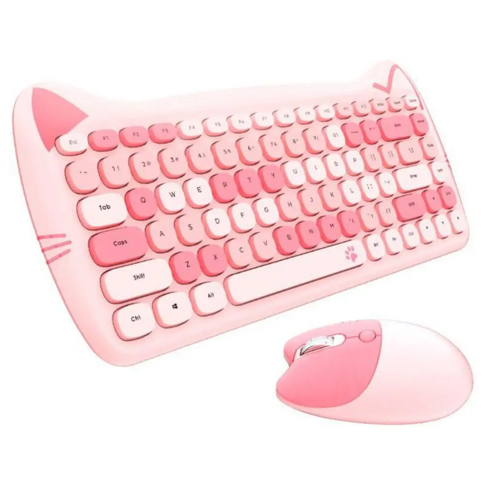 

Wireless 2.4g Keyboard Mouse Set Portable Ergonomics Usb 2400dpi Waterproof For Ipad Tablet Laptop Gaming Mechanical Keyboard