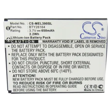 Аккумулятор CS 650 мАч для Emporia Elson EL390 Mobistel BTY26164