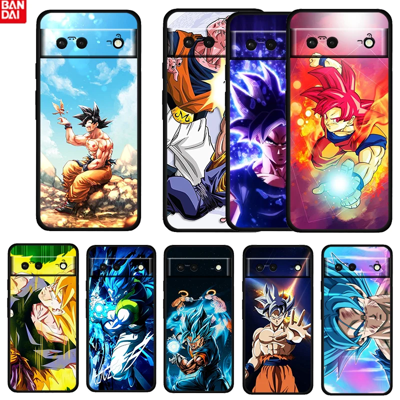 

Son Goku Dragon Ball Shockproof Cover For Google Pixel 6 6A 5 4 5A 4A XL Pro 5G Fundas Soft Silicone Black Phone Case Cover Capa