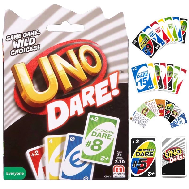 

17 Style UNO Games Family Funny Entertainment Board Game Fun Playing Cards Kids Toys Gift Box Card Game Children Toy