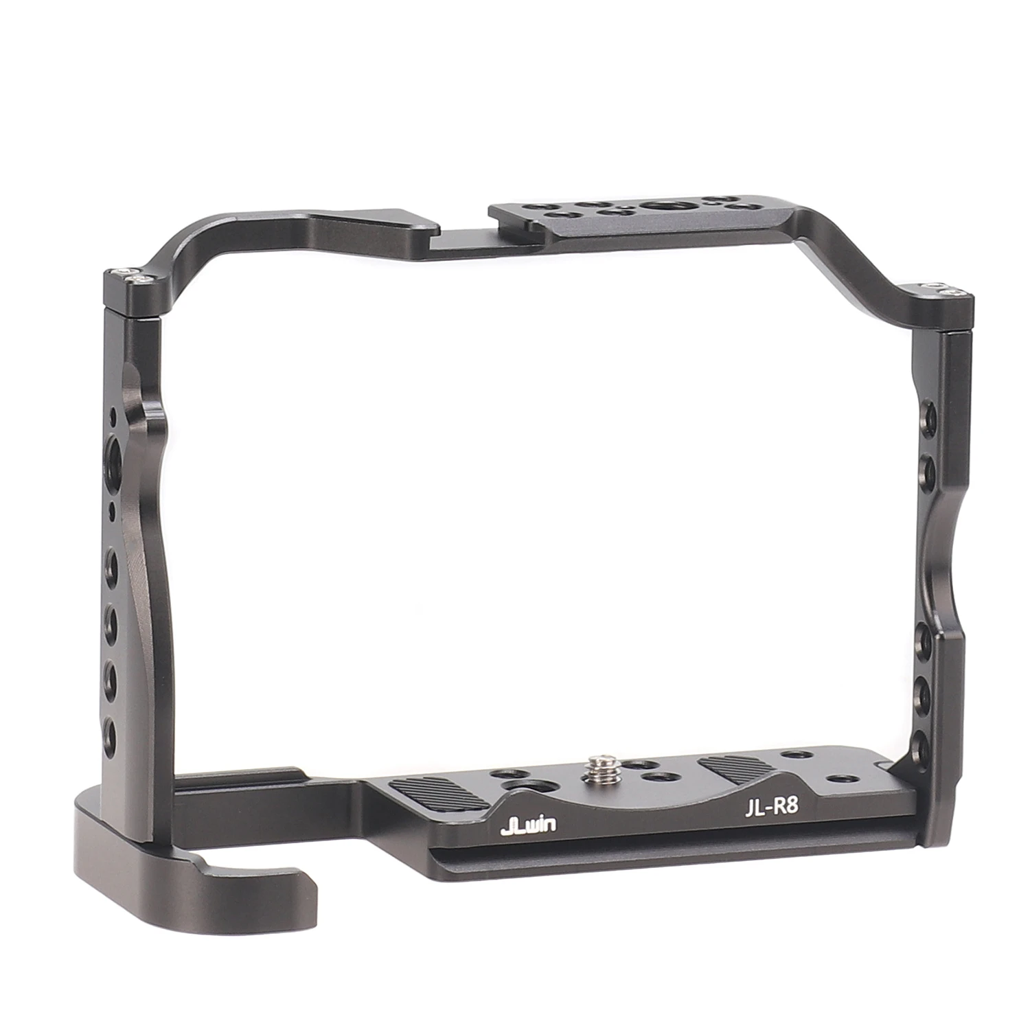 

Camera Cage for Canon EOS R8 Aluminum Alloy Rabbit Case Extension Full Frame with Cold Shoe Mount for Microphone Led Light