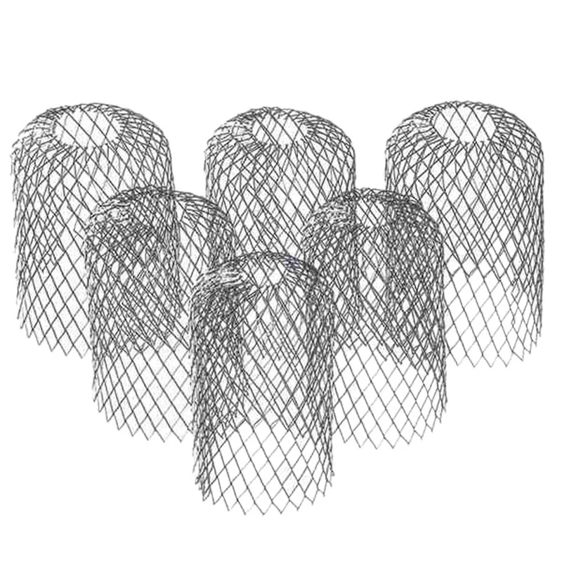 Защита желоба в упаковке 6 шт. 3-дюймовый расширяемый алюминиевый фильтр сетчатый