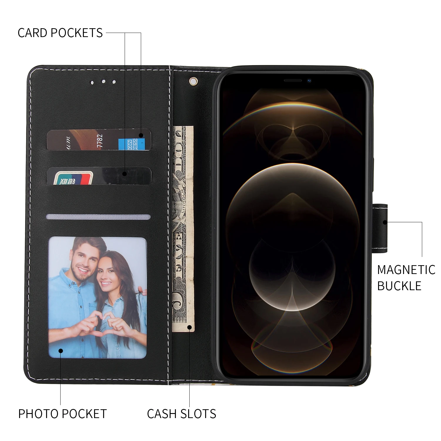 Чехол для Iphone 16 Pro Max Plus 15 14 13 12 11 XS XR