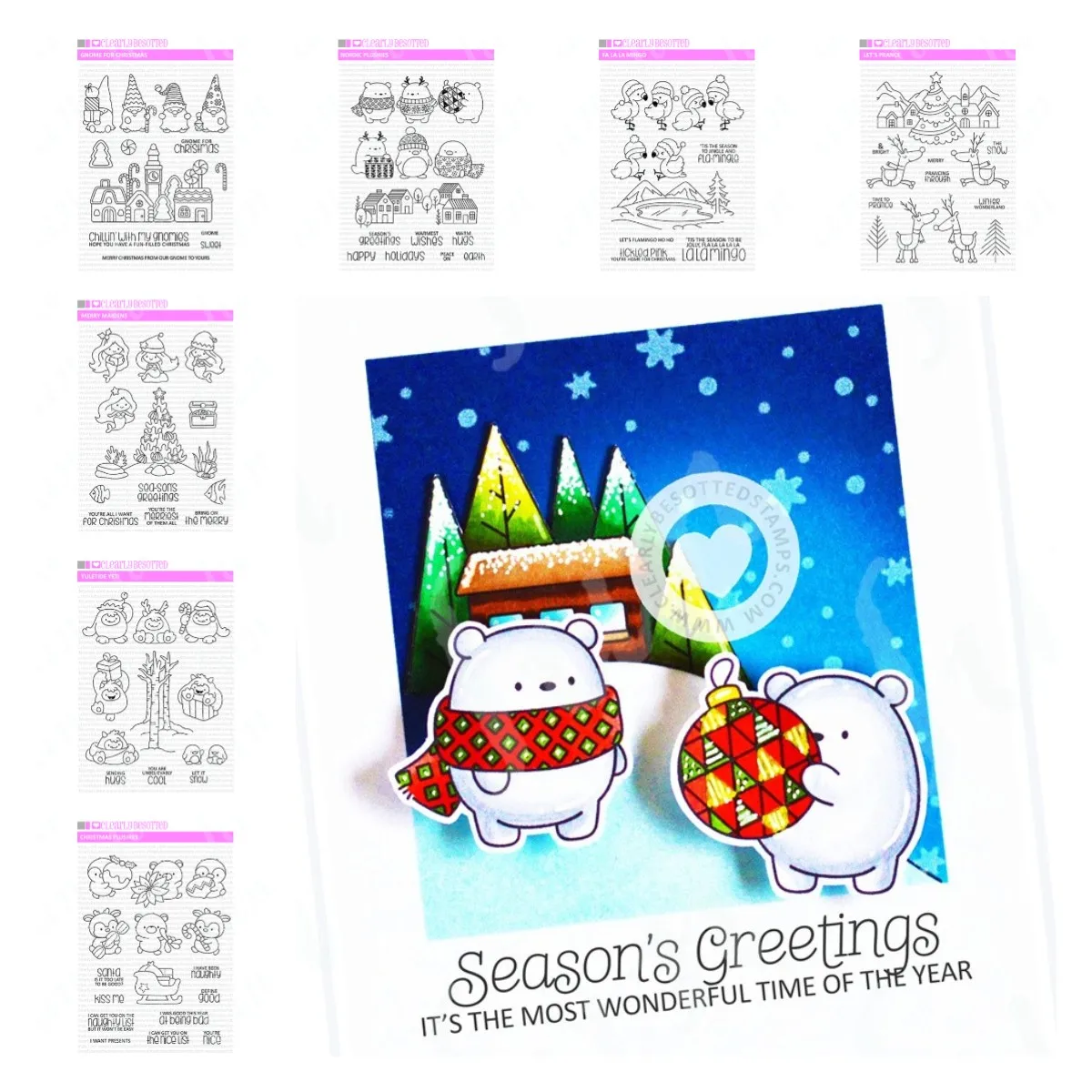 

Metal Cutting Dies Scrapbooking Decoration Embossing Merry Maidens Cut Die Clear Stamps Template DIY Make Greeting Card Album