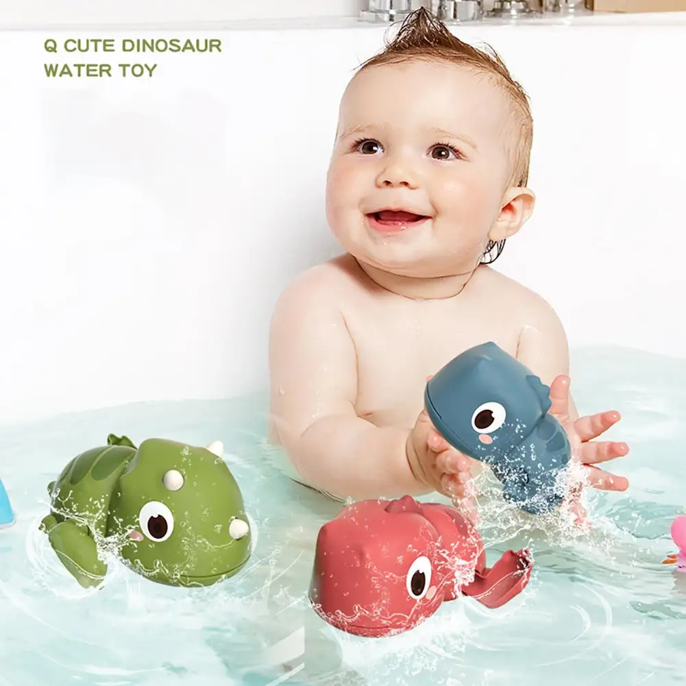 

Детские игрушки для ванной комнаты, милый мультяшный динозавр, плавающие игрушки для купания в воде, подарки для детей