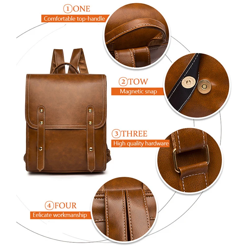 Винтажный рюкзак в японском стиле модные водонепроницаемые школьные ранцы из