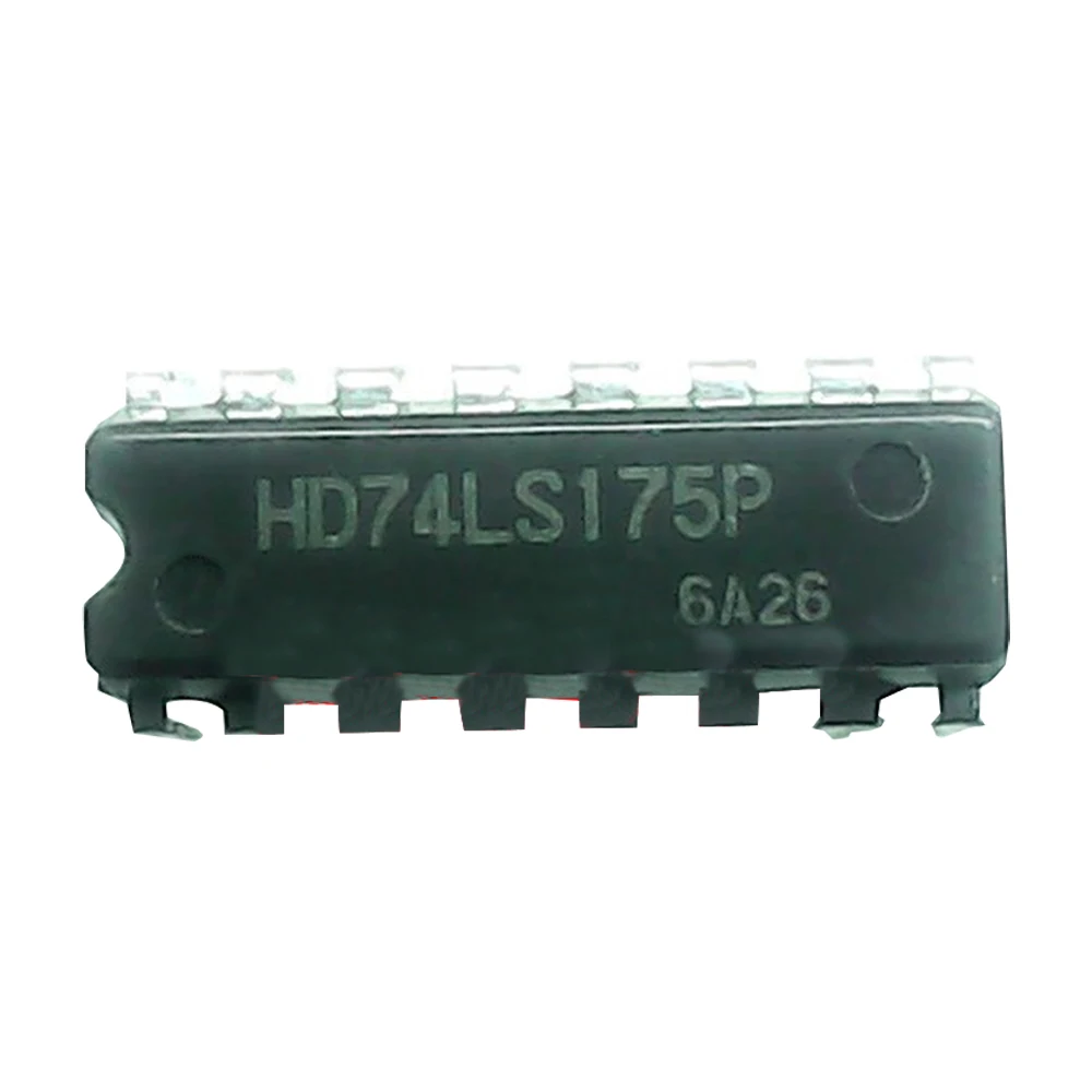 

10PCS 74LS175 HD74LS175P DIP16 new