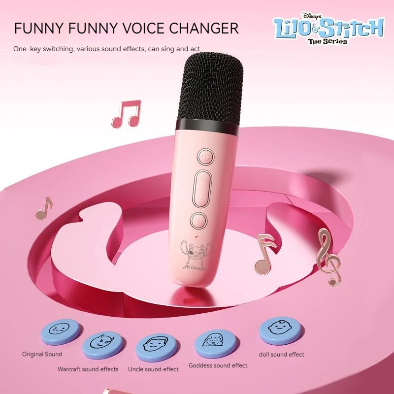 Мини-беспроводной Bluetooth-микрофон Disney динамик универсальный набор долговечный