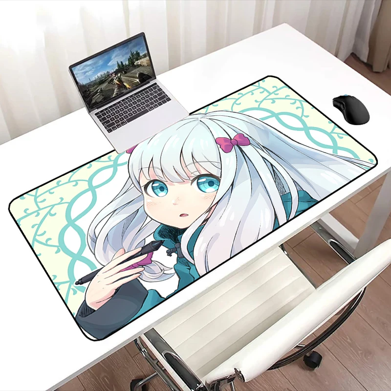 

Mousepad Gamer Keyboard Pad Eromanga Sensei Gaming Mouse Mat Pc Accessories Deskmat Mausepad Mats Cabinet Mause Laptops Pads Xxl
