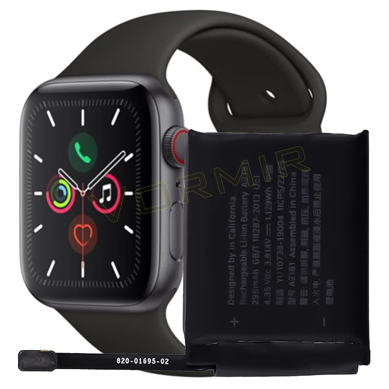 Сменные литий-ионные аккумуляторы для Apple Watch Series 5 GPS + LTE 40 мм  44 мм | АлиЭкспресс