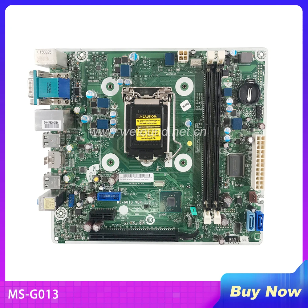 PC Desktop Motherboard For HP 400 G2 SFF MS-G013 804372-001 804372-601 803189-001 System Board Fully Tested