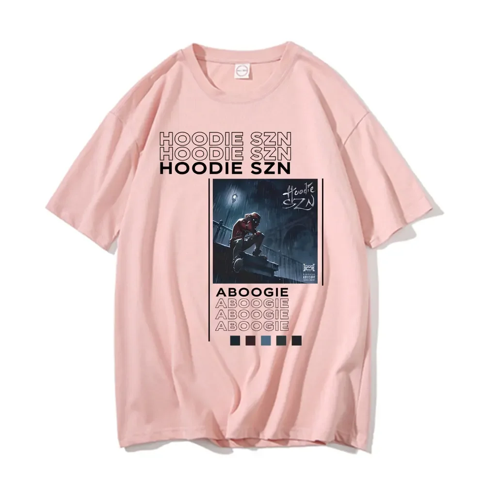 Фото Футболка Rapper A Boogie Wit Da С Капюшоном Szn графическая Летняя мужская Повседневная футболка оверсайз Мужская Женская Винтажная футболка в стиле хип-хоп №4