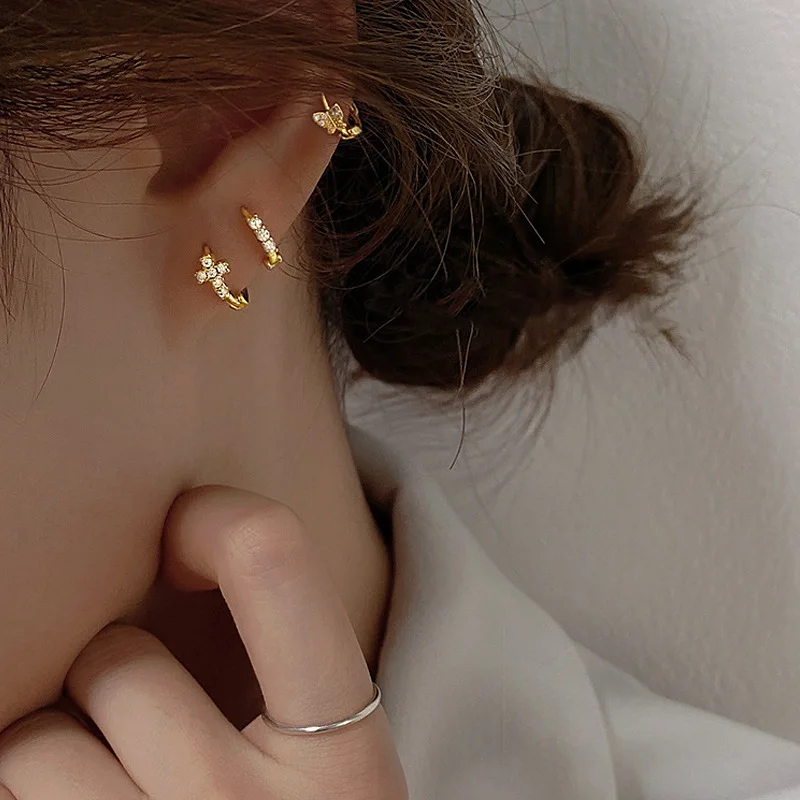 GHIDBK 3 шт. Изящные бабочки крест Тройная фотография для женщин модные