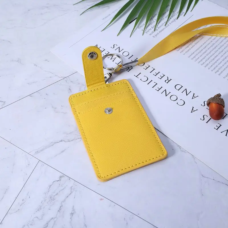 Держатель для бейджа офисной работы школьного удостоверения личности с брелоком