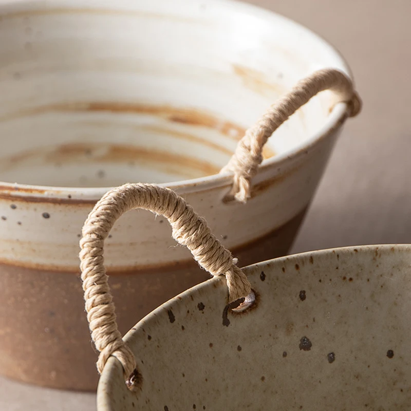 1 шт. большая бинауральная пеньковая веревка в японском стиле для супа фруктов