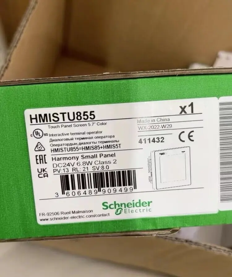 

1 шт. Новый в коробке Schneider HMI HMISTU855 сенсорный экран HMISTU855