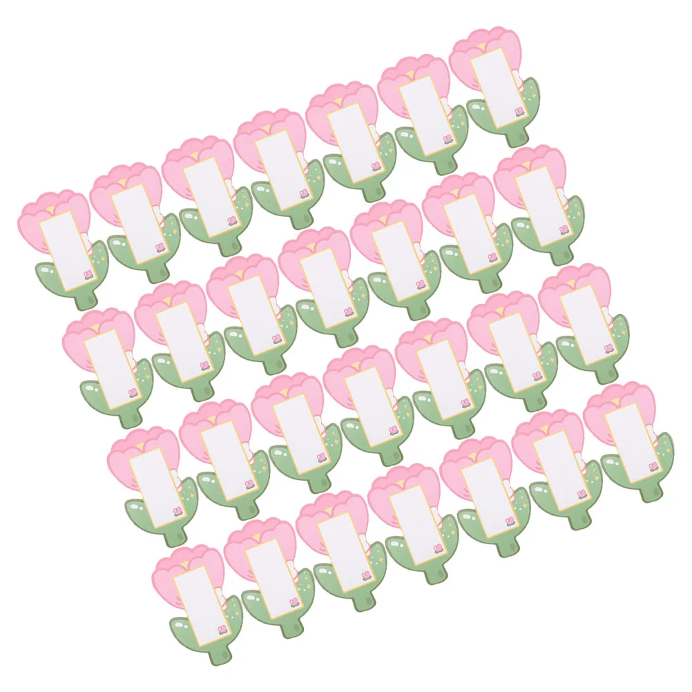 

40pcs Tulip Shaped Scratch Off Cards DIY Scratch Off Game Party Favors for Birthday Holiday