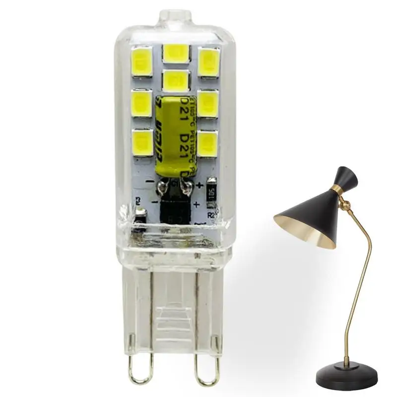 

G9 LED Bulb G9 3W Non-Dimmable Non-Flicker LED Light Bulb Daylight Multifunctional 360 Degrees Angle Small Corn Light Reusable