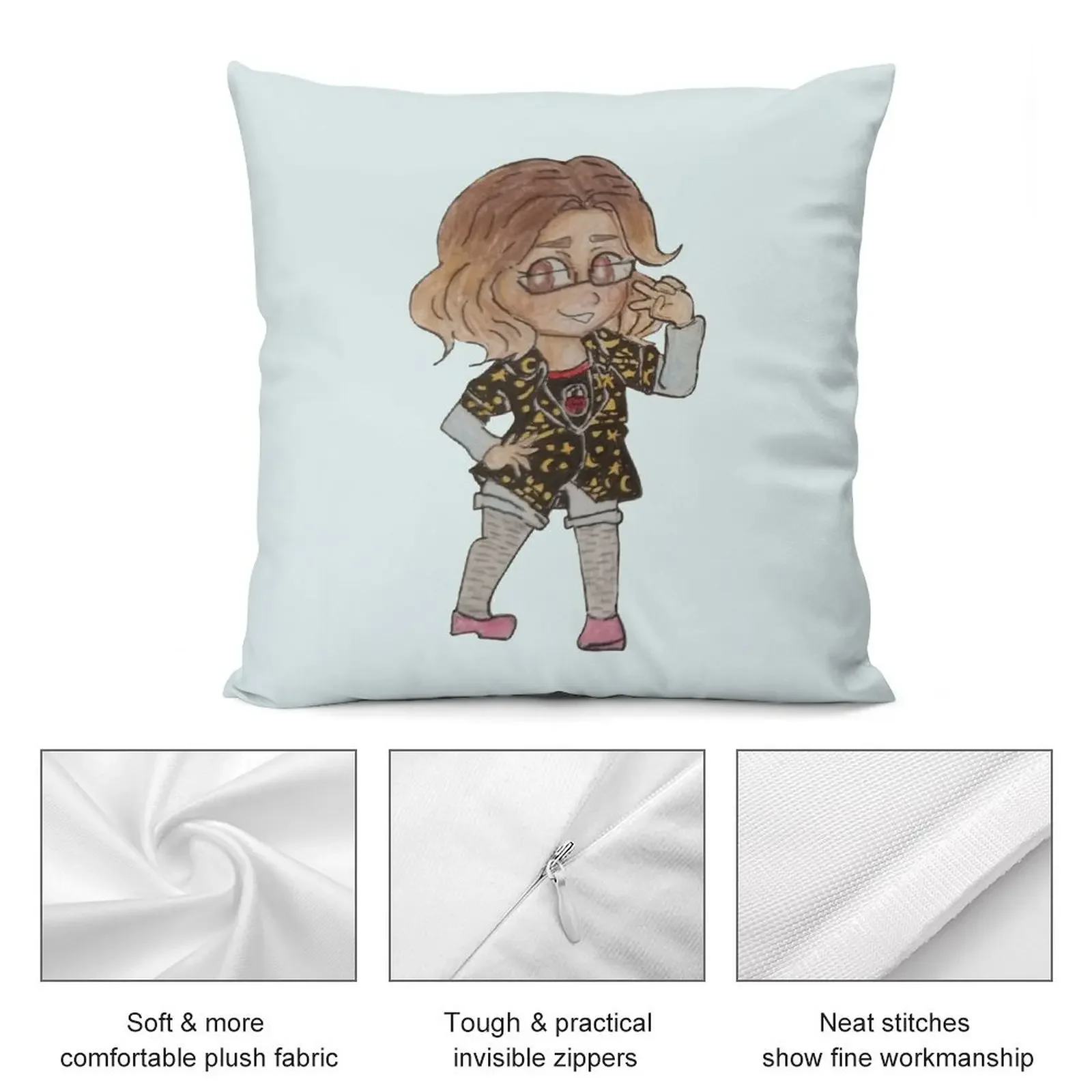Подушка Chibi Sona декоративная подушка для домашнего декора
