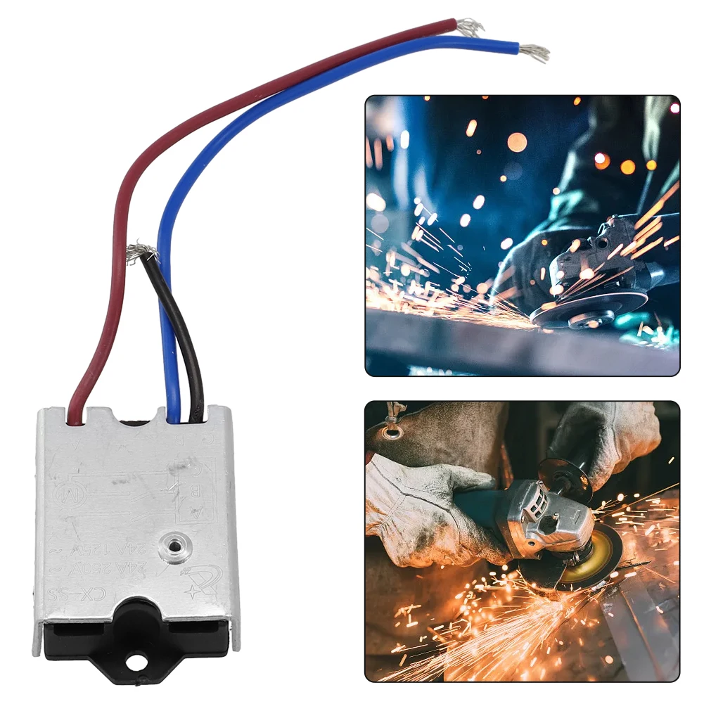 

125/250V 24A Soft Startup Current Limiter Power Tool Retrofit Module Brushed Motors Soft Start Switch Angle Grinder Soft Switch