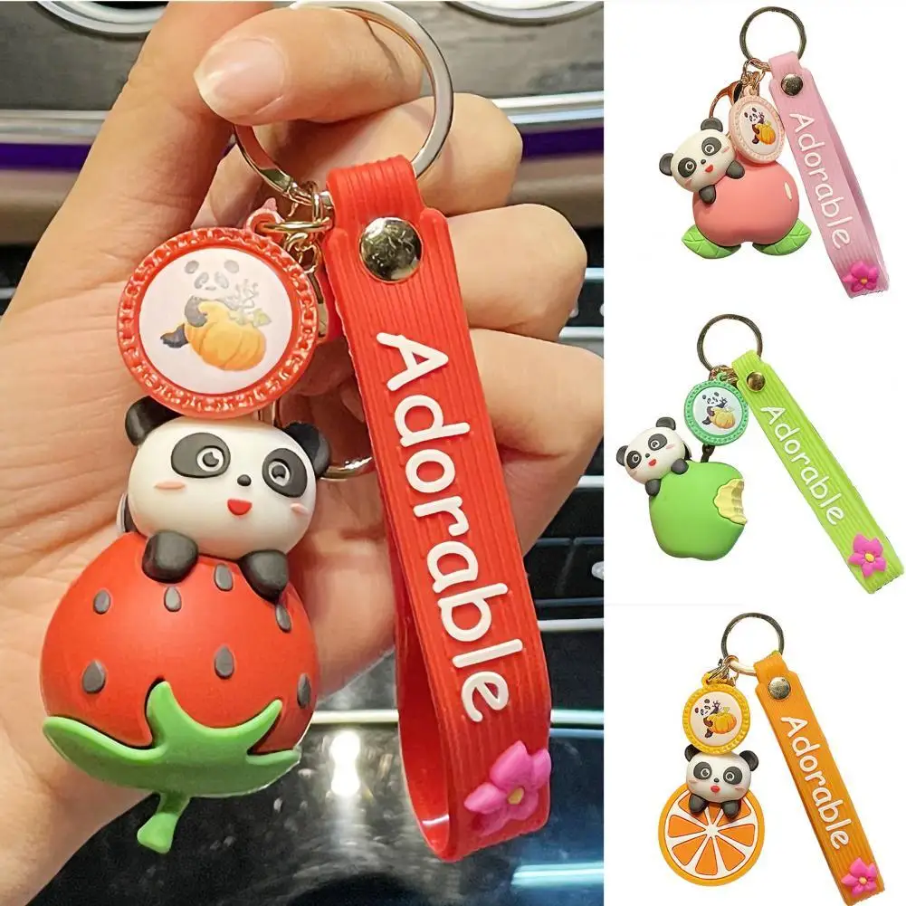 

Мини брелок в виде панды, изысканный ультралегкий брелок для ключей, ювелирные изделия, брелок в виде животного, панда