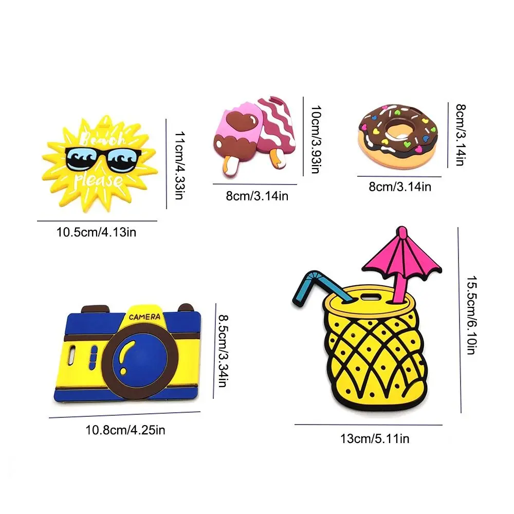 Мягкая многоцветная багажная бирка аксессуары для путешествий ISKYBOB Red Mula Tstyle