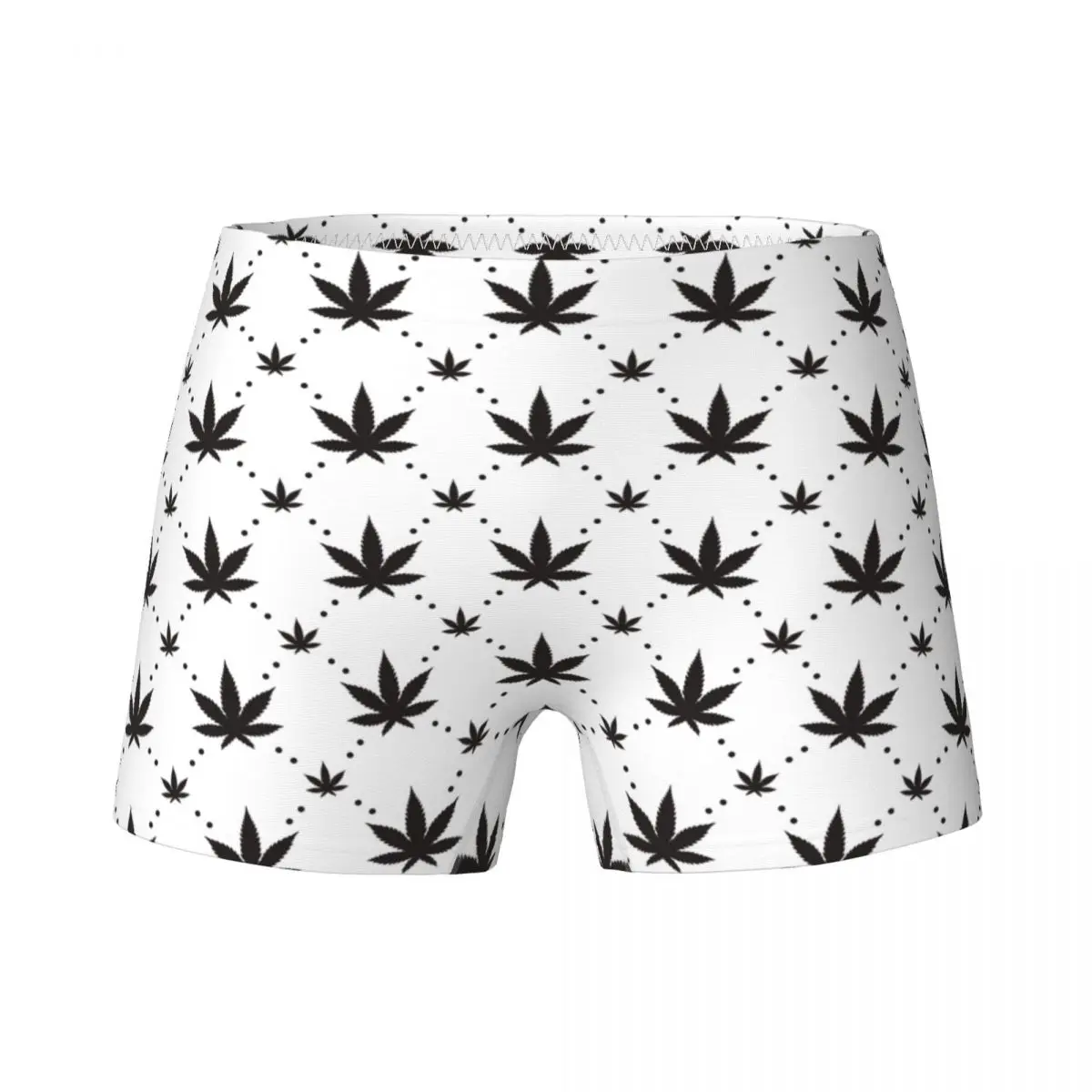 

Cannabis Leaf Child Girls Underwear Kids Boxers Briefs Soft Cotton Teenage Panties Weed Retro Style Underpants Size 4T-15T
