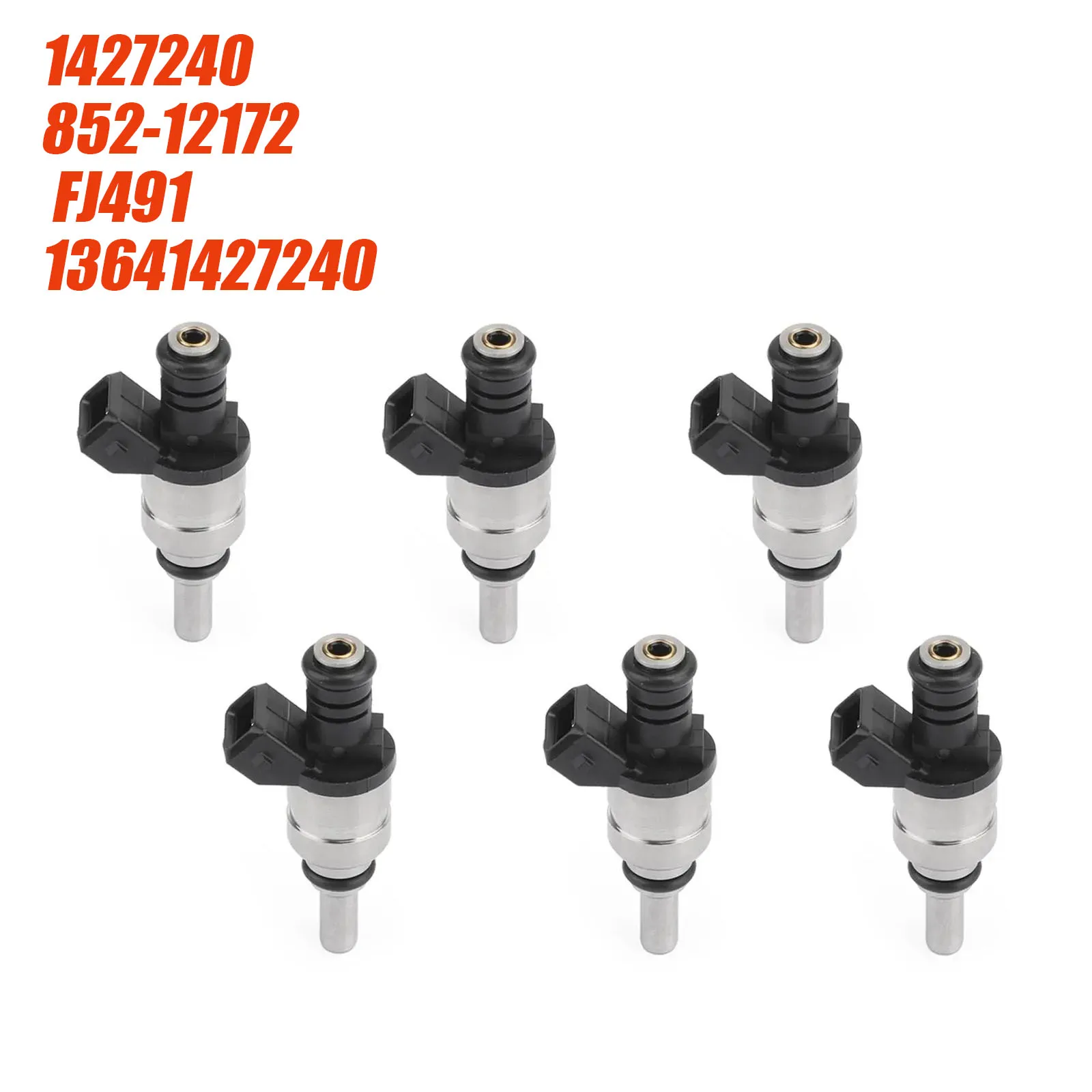 Фото 6 шт. топливная форсунка 1427240   Для BMW E46 E39 X3 Z3 Z4 3 5 Siemens Deka Flow Matched Engine 2,5 л 13537546244 1439800 №5