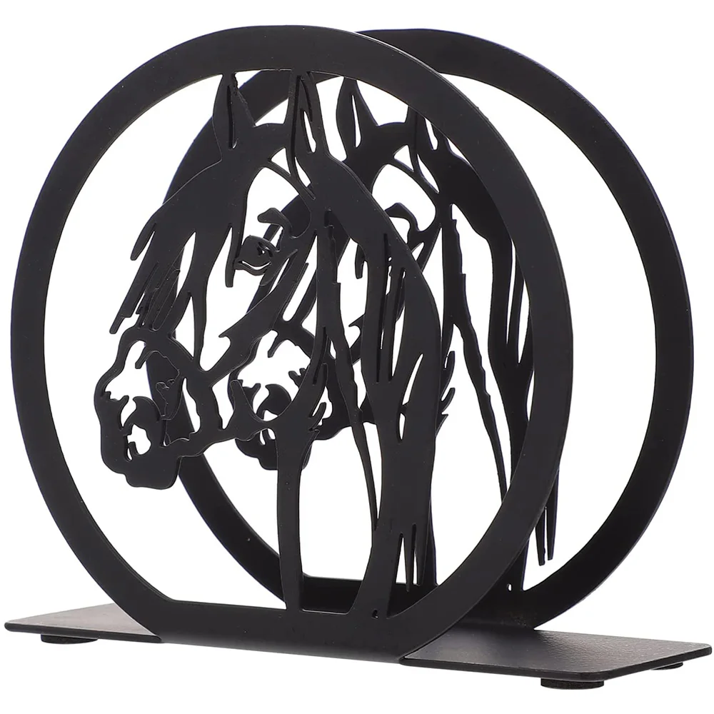 

Creative Metal Napkin Holder Retro American Napkin Holder,Horse Tissue Dispenser For Home Kitchen Restaurant Cafe Bar