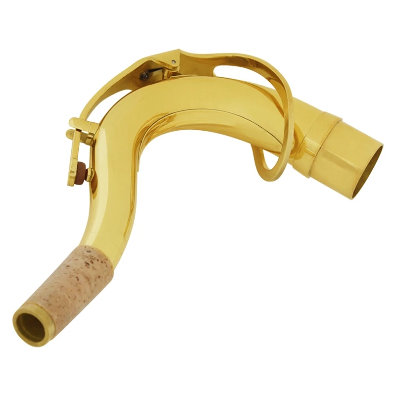 

Music Fancier Club Professional Instrument Tenor Saxophone Neck Brass Sax Neck Accessories 27.8Cm In Diameter