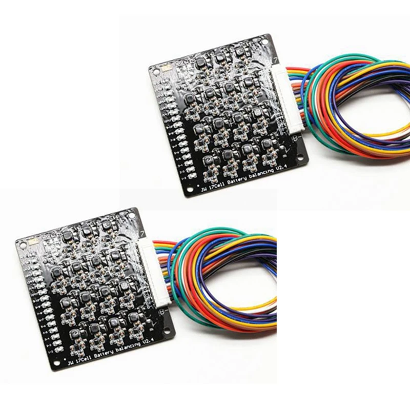 

2PCS 1.2A 16S High Current Equalizer Module Lifepo4 Lithium Battery Active Balancer BMS For Battery Car Group Balancer