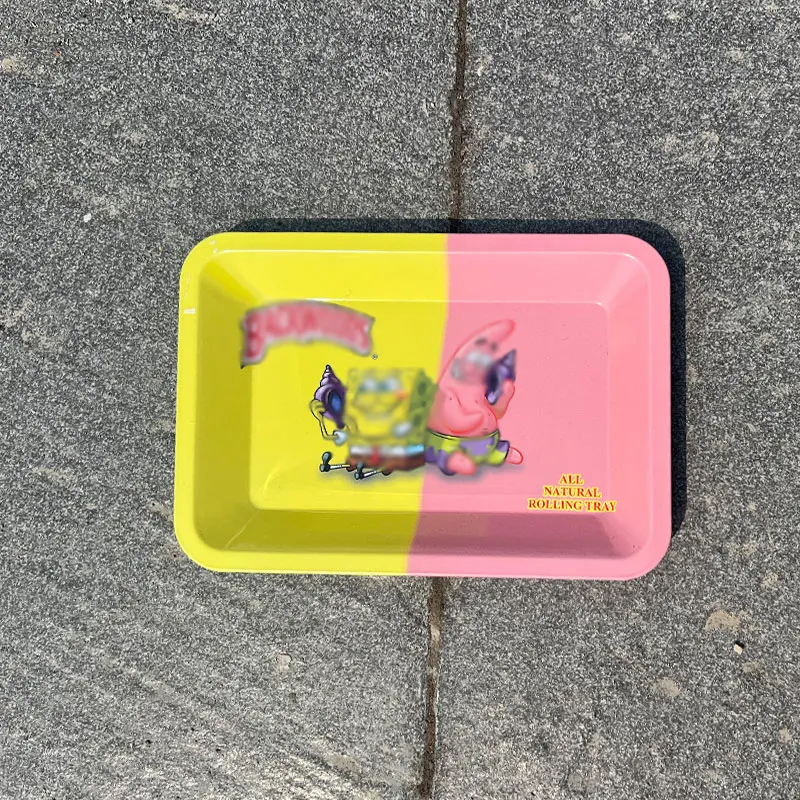 Металлический поднос с рисунком аниме 18x1 2 см портативная тарелка для девочек