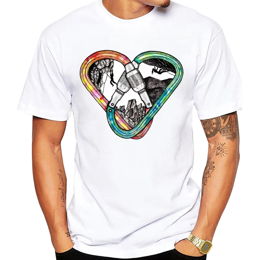 Скалолазание узлы альпинист боулдерин винтажная патентная забавная футболка