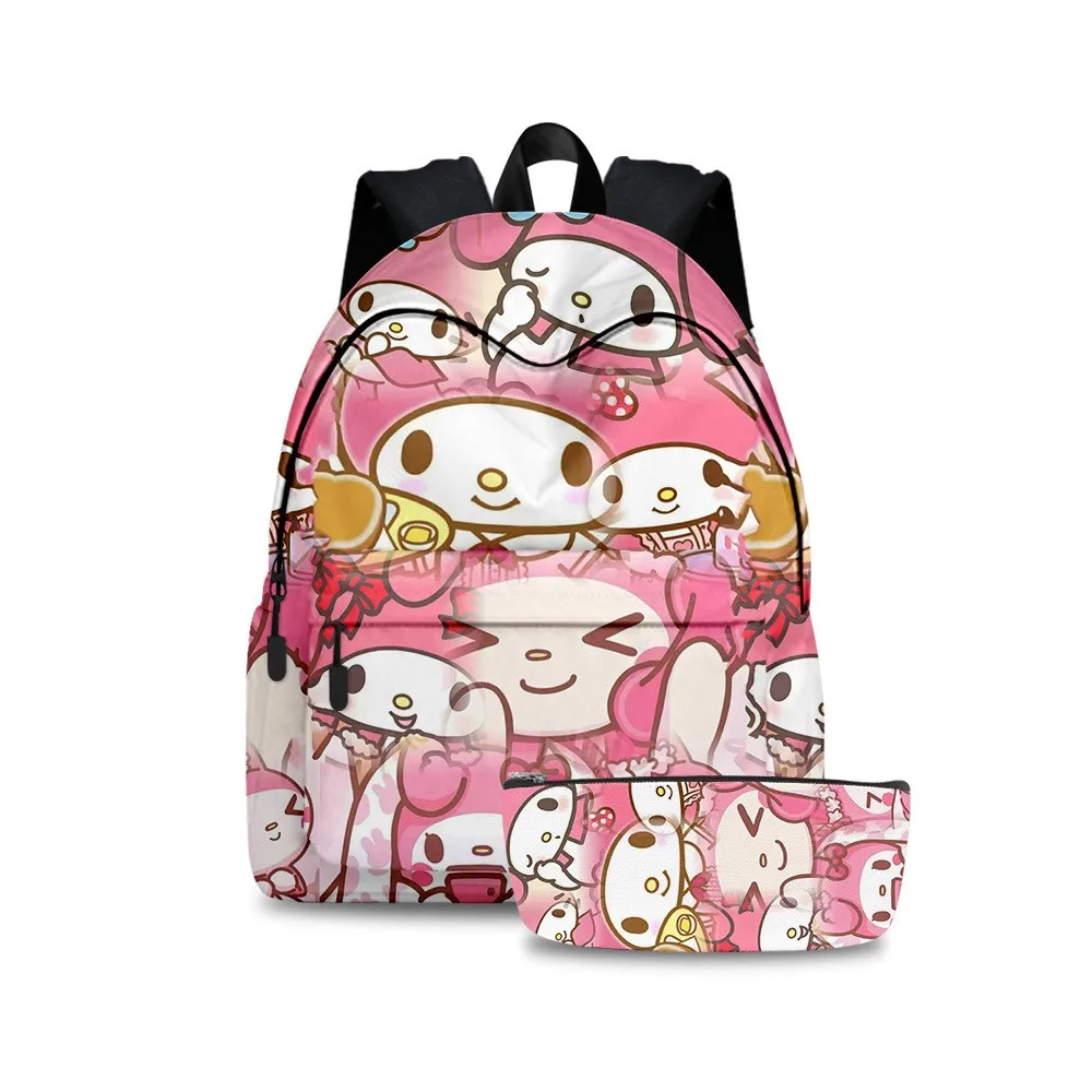 

2 шт./комплект, школьный рюкзак с 3D-принтом аниме Sanrio Melody