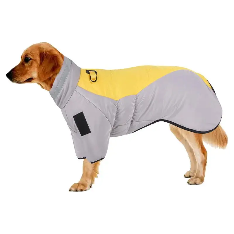 

Dog Winter Warm Jacket Clothes Winter Dog Clothes Cloak Dog Cotton Reflective Dog Clothes Thickened Warm Pet Clothes
