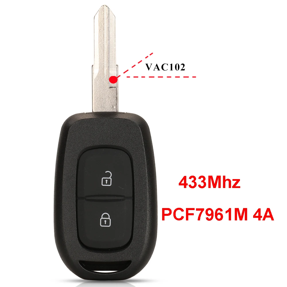 

Пульт Дистанционного Управления Для Автомобиля 433 МГц PCF7961M 4A, Совместимый С Renault Sandero, Dacia Logan, Lodgy, Dokker