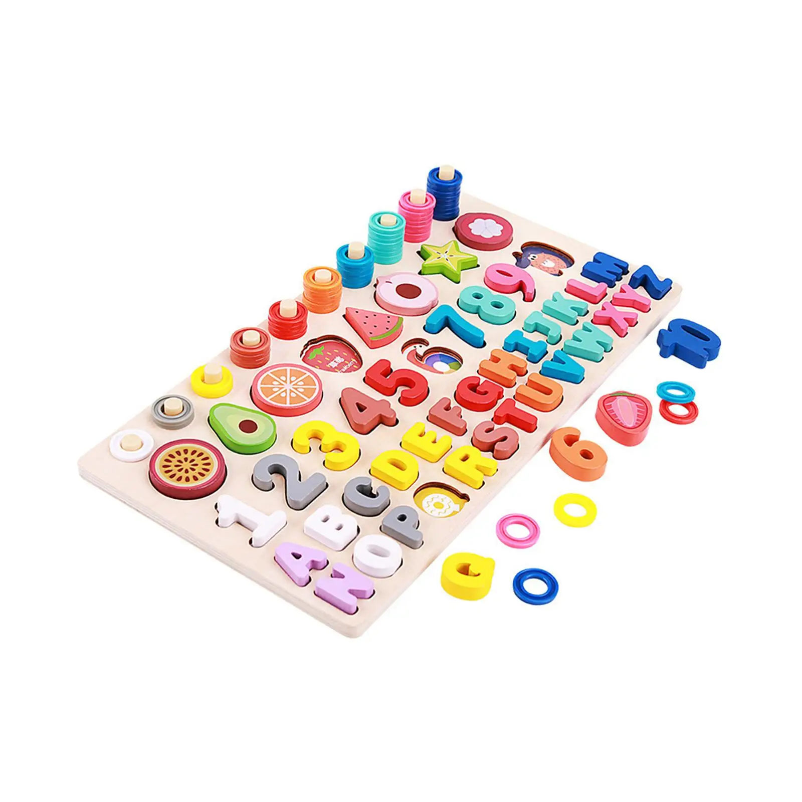 

Математические Обучающие игрушки Монтессори, деревянные алфавитные головоломки для дошкольного обучения для детей старше трех девушек, подарки на день рождения