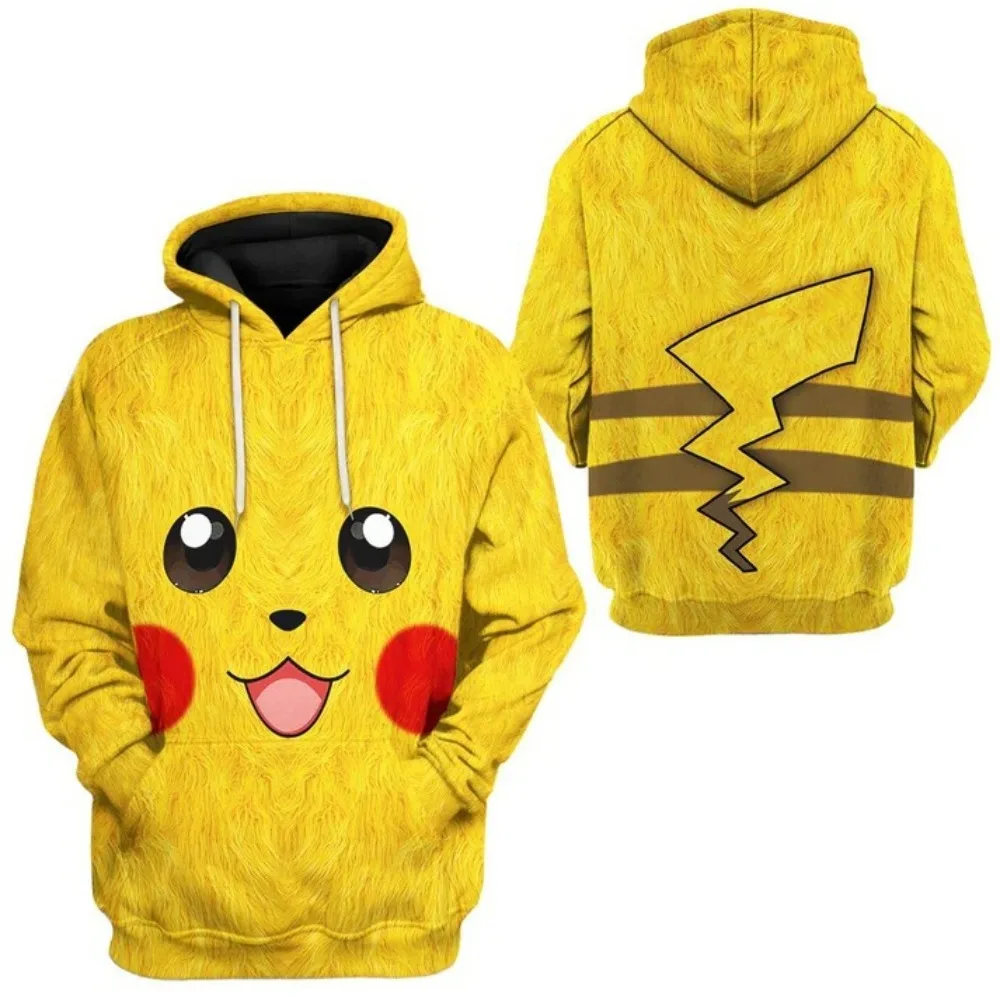 

New Pokémon Hoodie Pikachu Duck Gengar Cute Fresh Hoodie Children's Clothes Girls Children's Sweatshirt Children's Clothing Gift