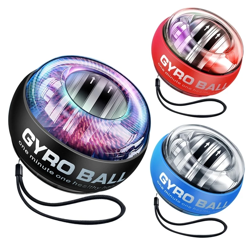 

Portable LED Gyroscopic Powerball Self-Starting Wrist Ball For Hand Arm Forearm Exerciser Muscle Relax Fitness Equipment