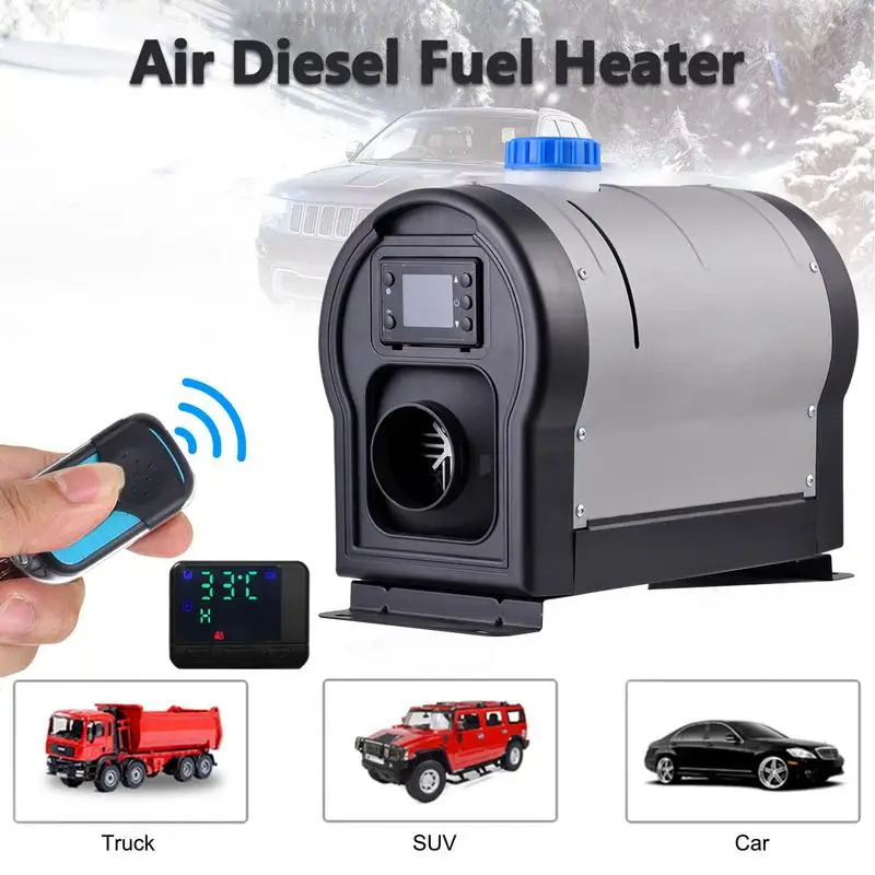 

Portable Diesel Parking Heater 12V/24V Fast Heating Diesel Heaters Remote Control 5KW/8KW Diesel Heater All In One Car Heater